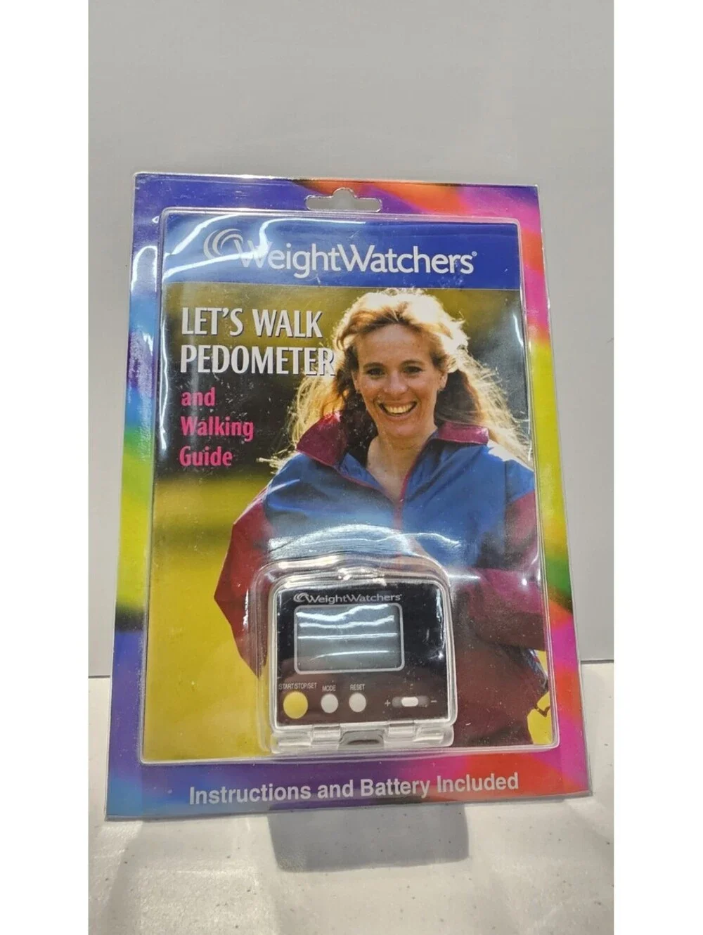 Weight Watchers Let’s Walk Pedometer Watch & Walking Guide New!